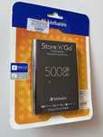 Зовнішній жорсткий диск 500gb 2.5” Verbatium (53029)