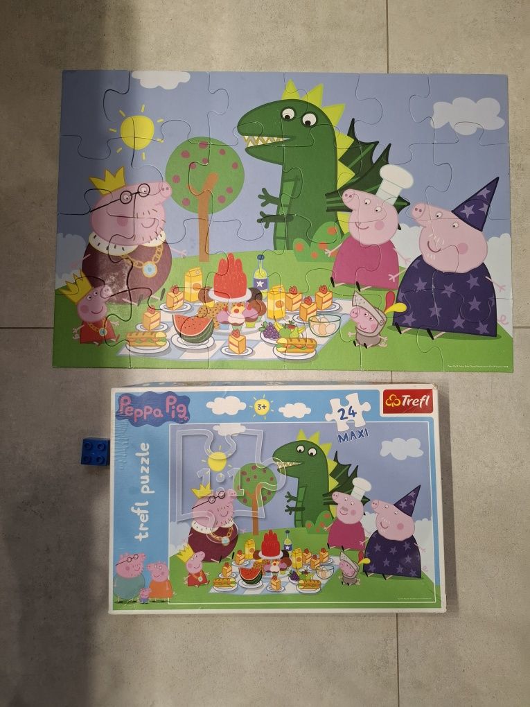 Puzzle 3+, świnka peppa, cars, toy story, zwierzęta