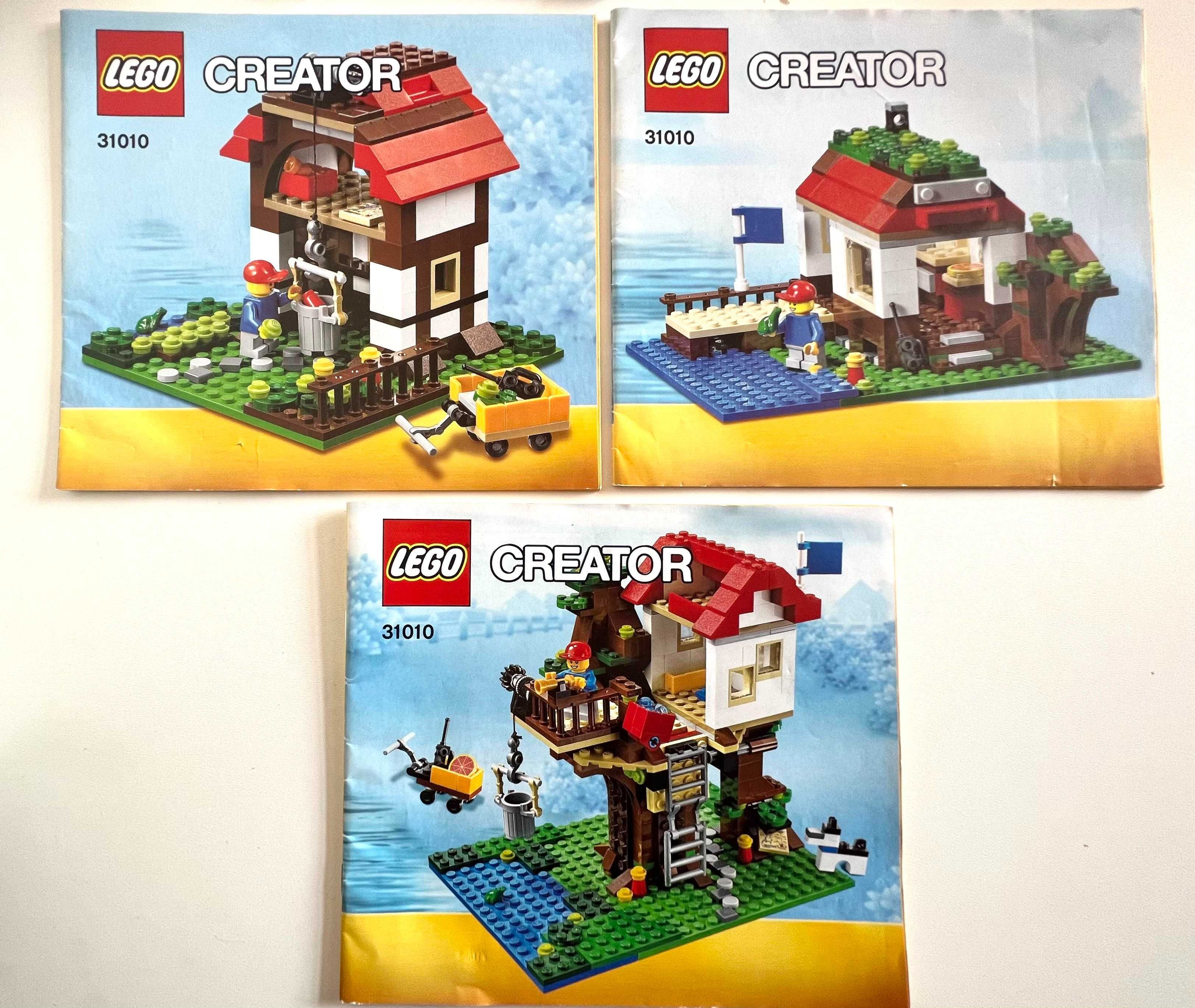 LEGO Creator 3 w 1  31010 Domek na drzewie kompletny instrukcja