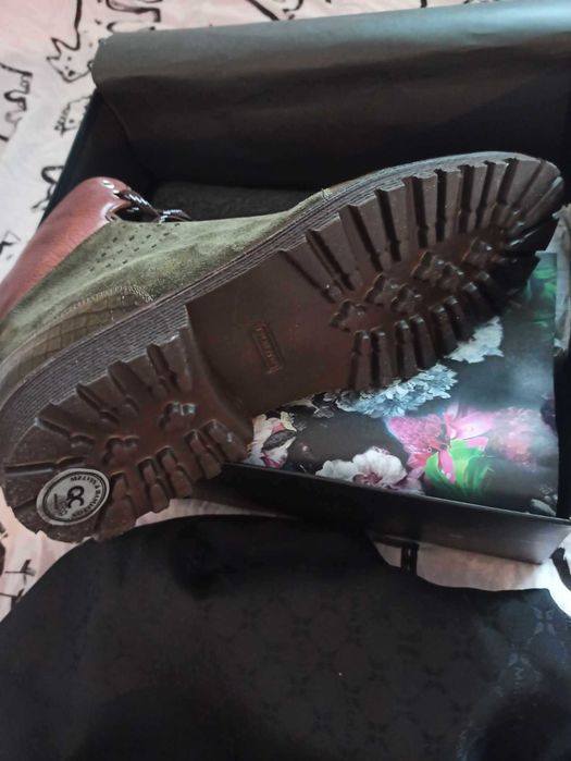 Melvin and Hamilton Trevor 28 buty botki zimowe skórzane vintage retro