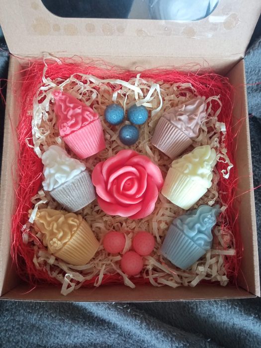 Box mydlany giftbox zestaw prezentowy dzień dziecka dzień matki prezen