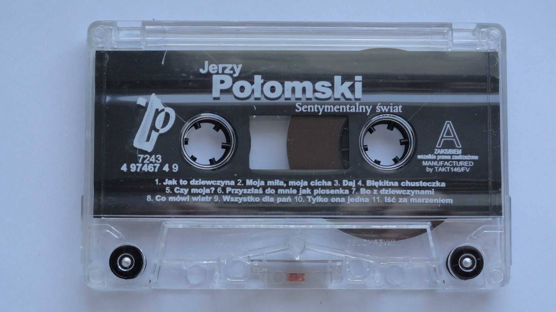 Jerzy Połomski - "Sentymentalny świat"- Złota kolekcja - kaseta audio.