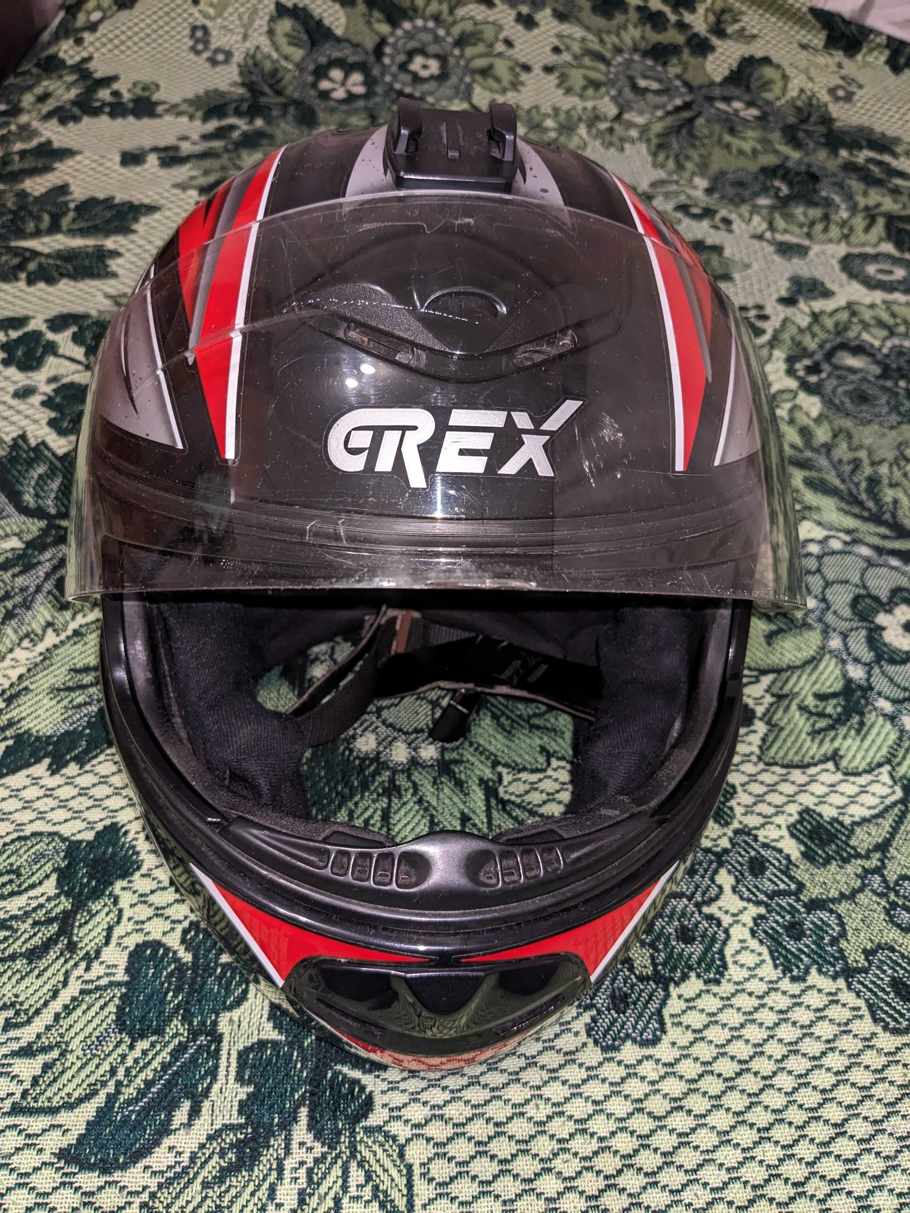 Мотошолом GreX (Італія) М-L (58) размер шлем для мотоцикла квадроцикла