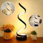 Lampa stołowa LED SPIRALNA KONSTRUKCJA nowoczesna lampka nocna