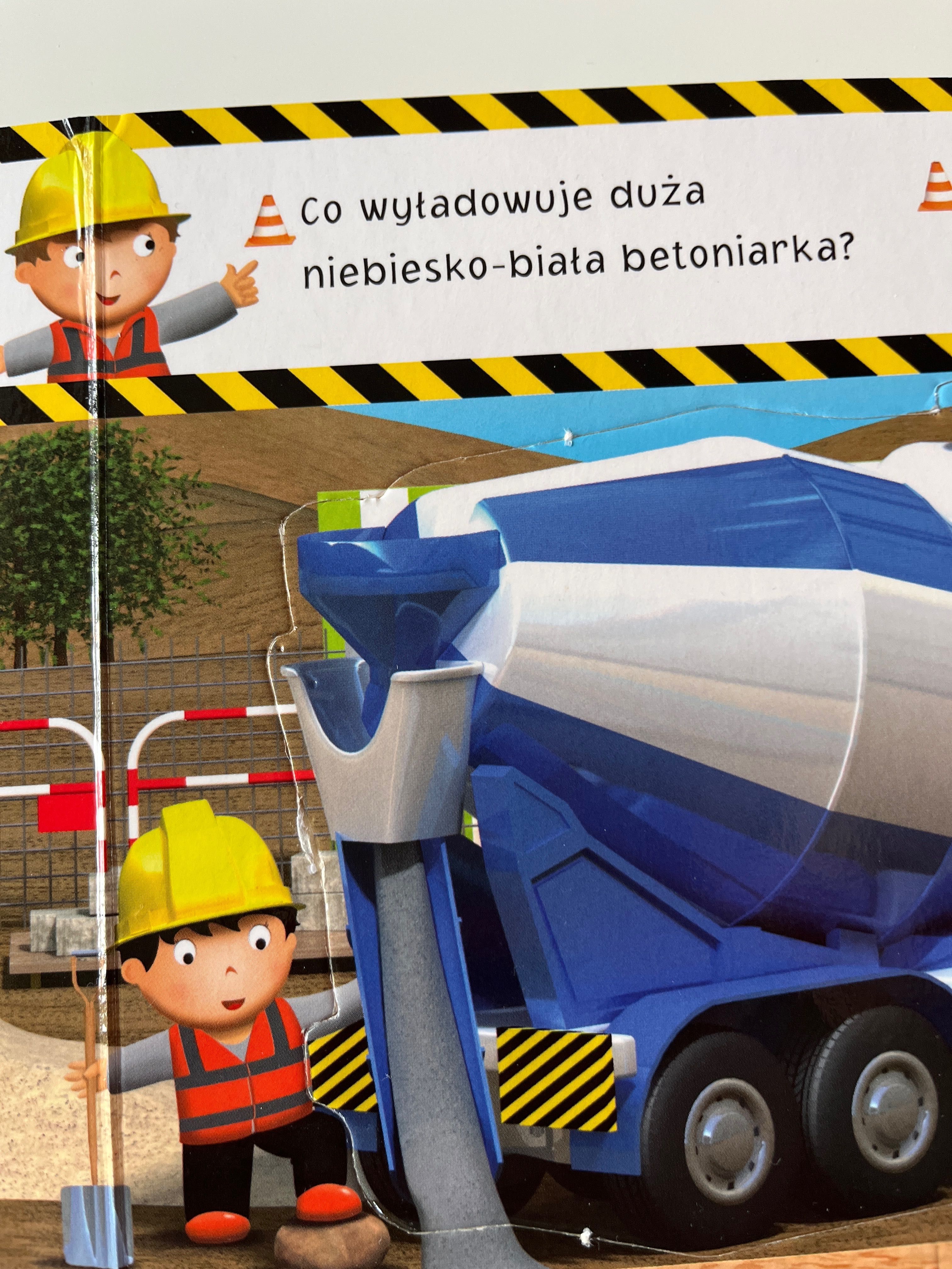 Książeczki pojazdy układanka  z puzzlami 3x