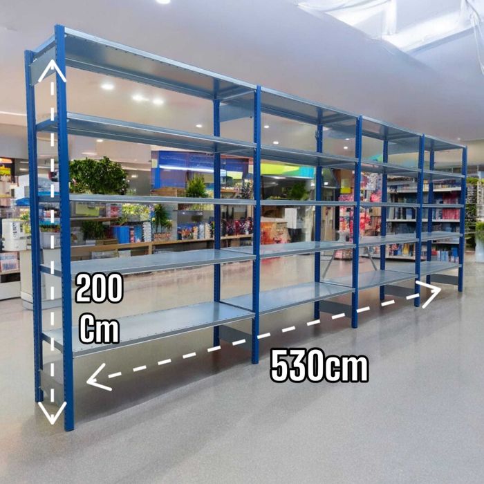 Regały magazynowe półkowe przemysłowe