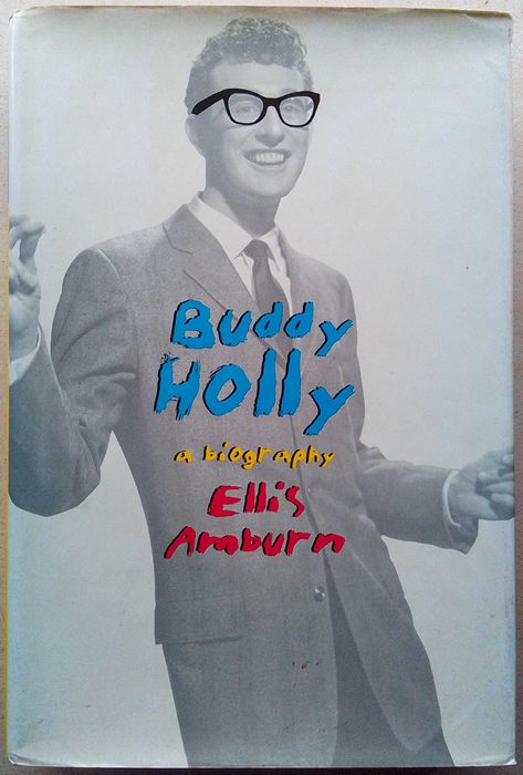 Edição inglesa de capa dura da biografia de Buddy Holly