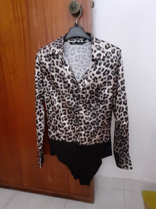 Bodi Castanho tigreza ( Zara) C/ Novo