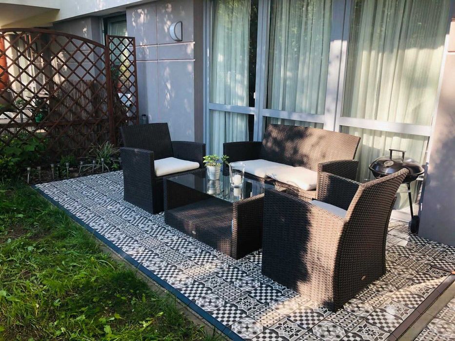 Luksusowa kawalerka na wynajem apartament centrum Gdańska z ogrodem