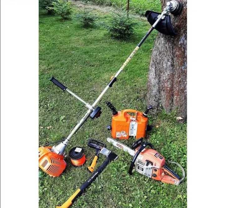 Koszenie trawy zarośli wycinka drzew,przycinka tuji, RĘBAK