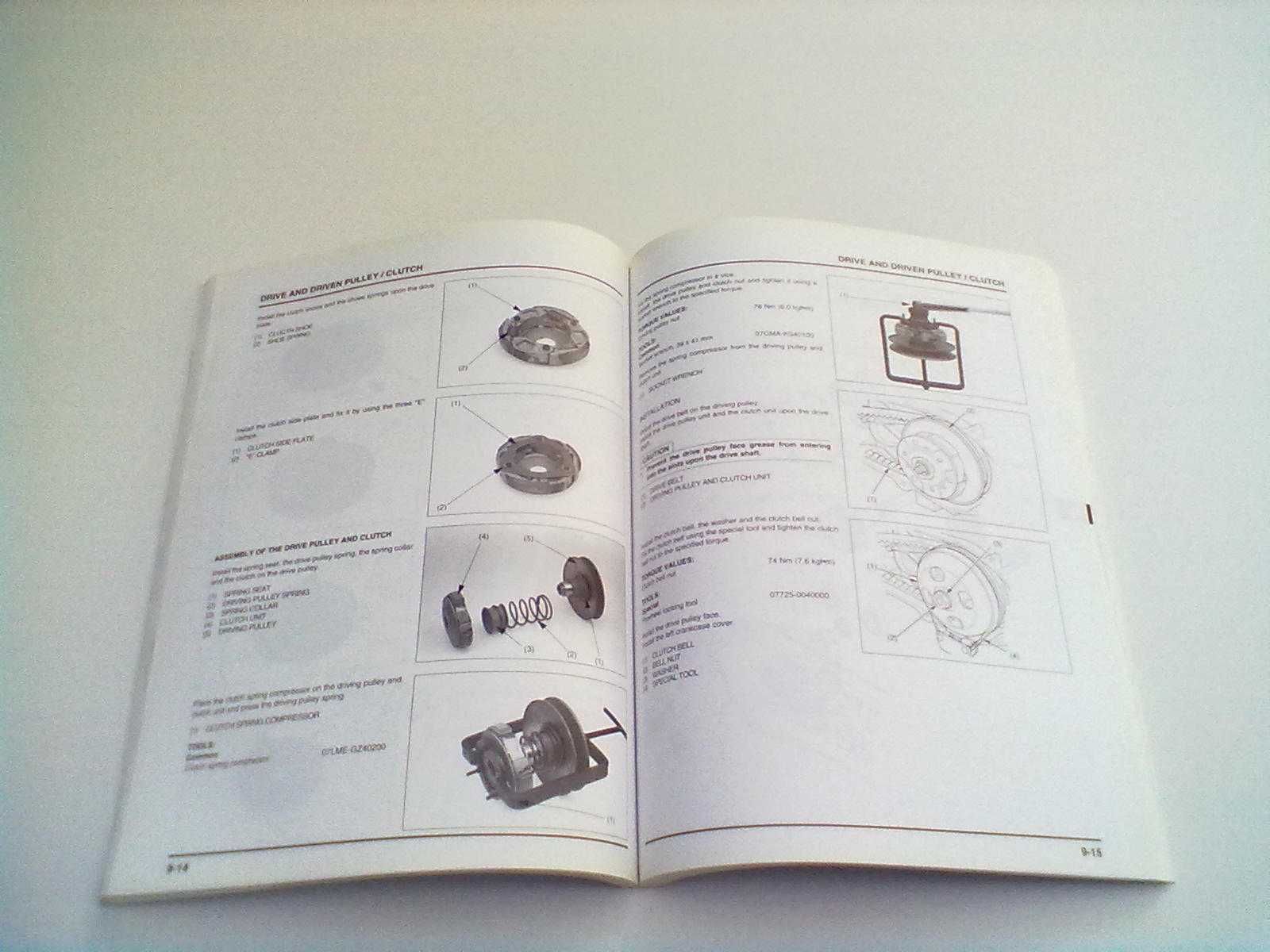 Manual Técnico Oficial Honda Pantheon FES 125-150w