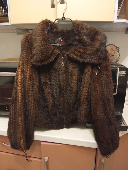 Норка норкова шуба автоледи авто леді полушубок в'язана