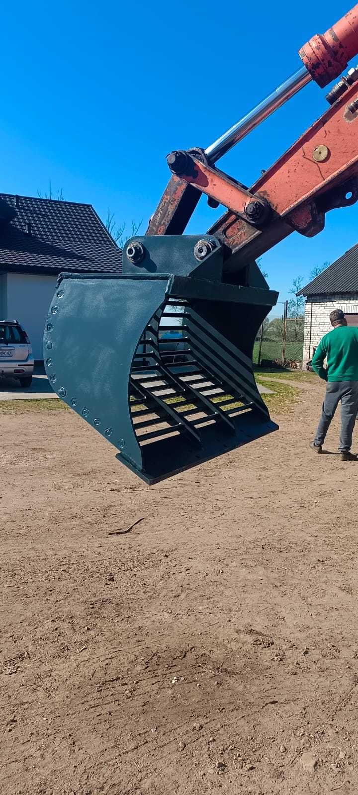 Łycha ażurowa przesiewowa do koparki Catapiler Cat JCB i inne
