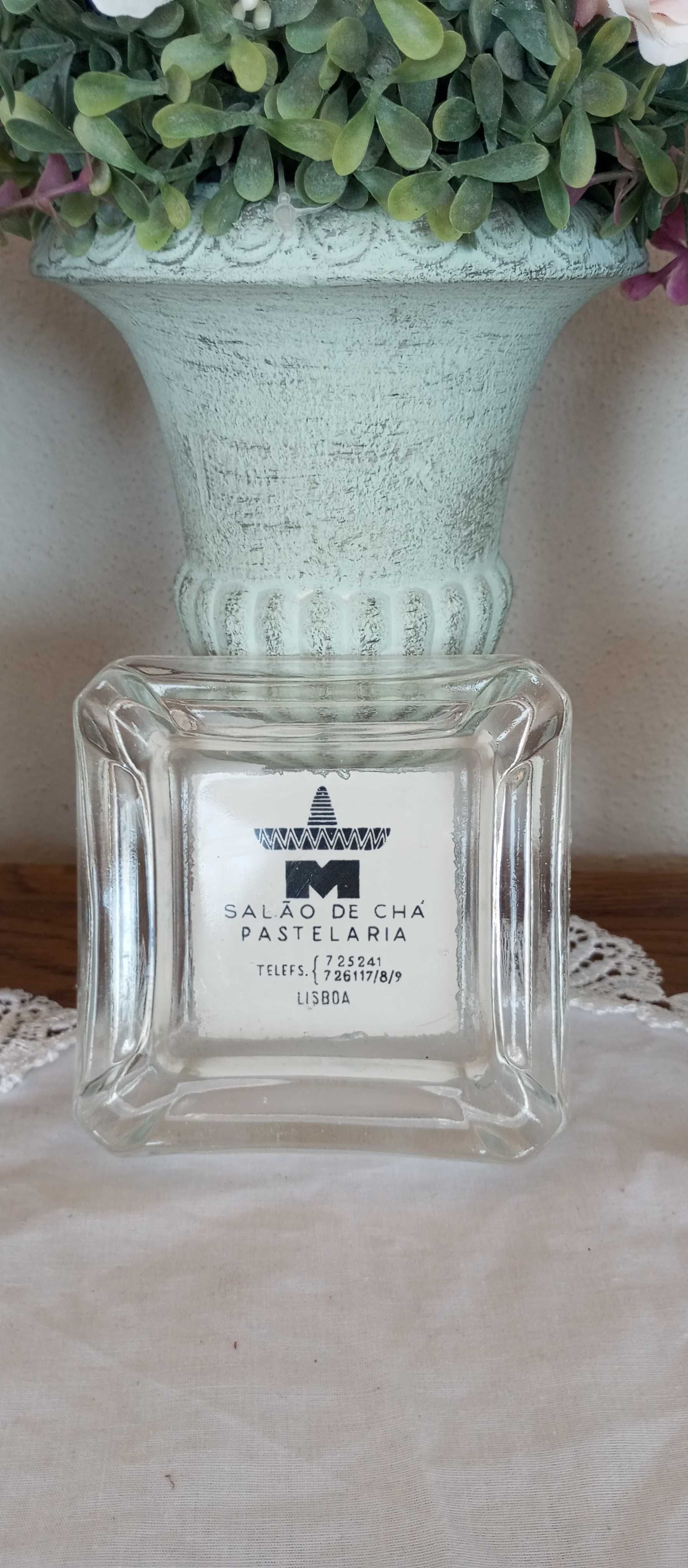 Cinzeiro publicitário antigo de coleção vintage