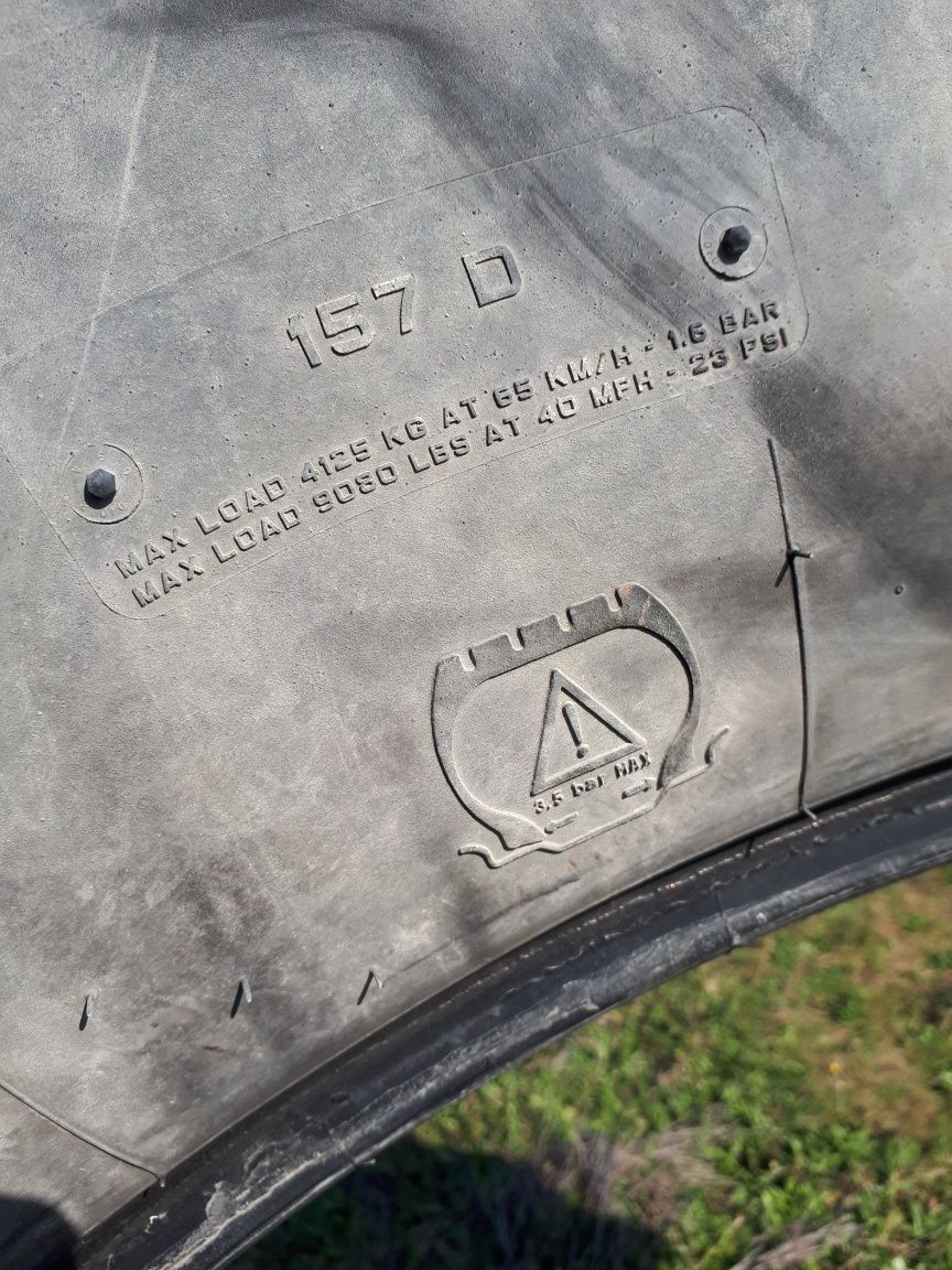Ładna opona wzmocniona TRELLEBORG TM800  650/65 R - 38 (157D) 3.5bar