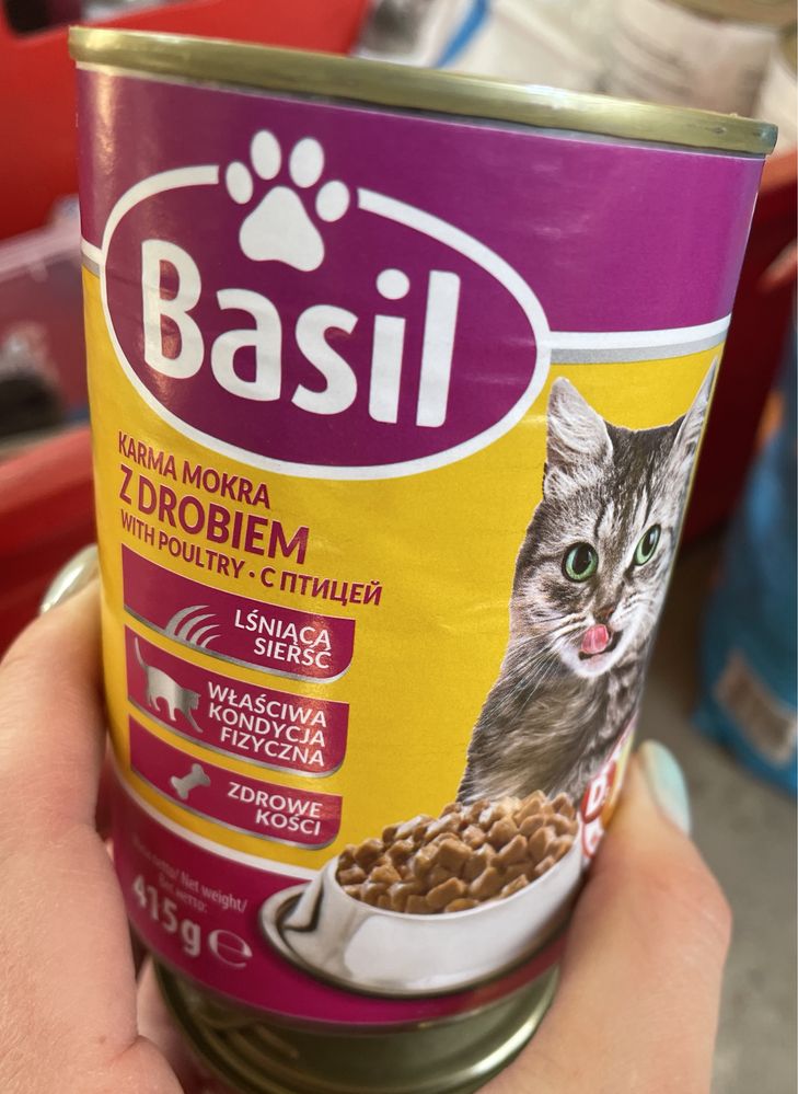 Basil karma mokra dla kotów 415 g