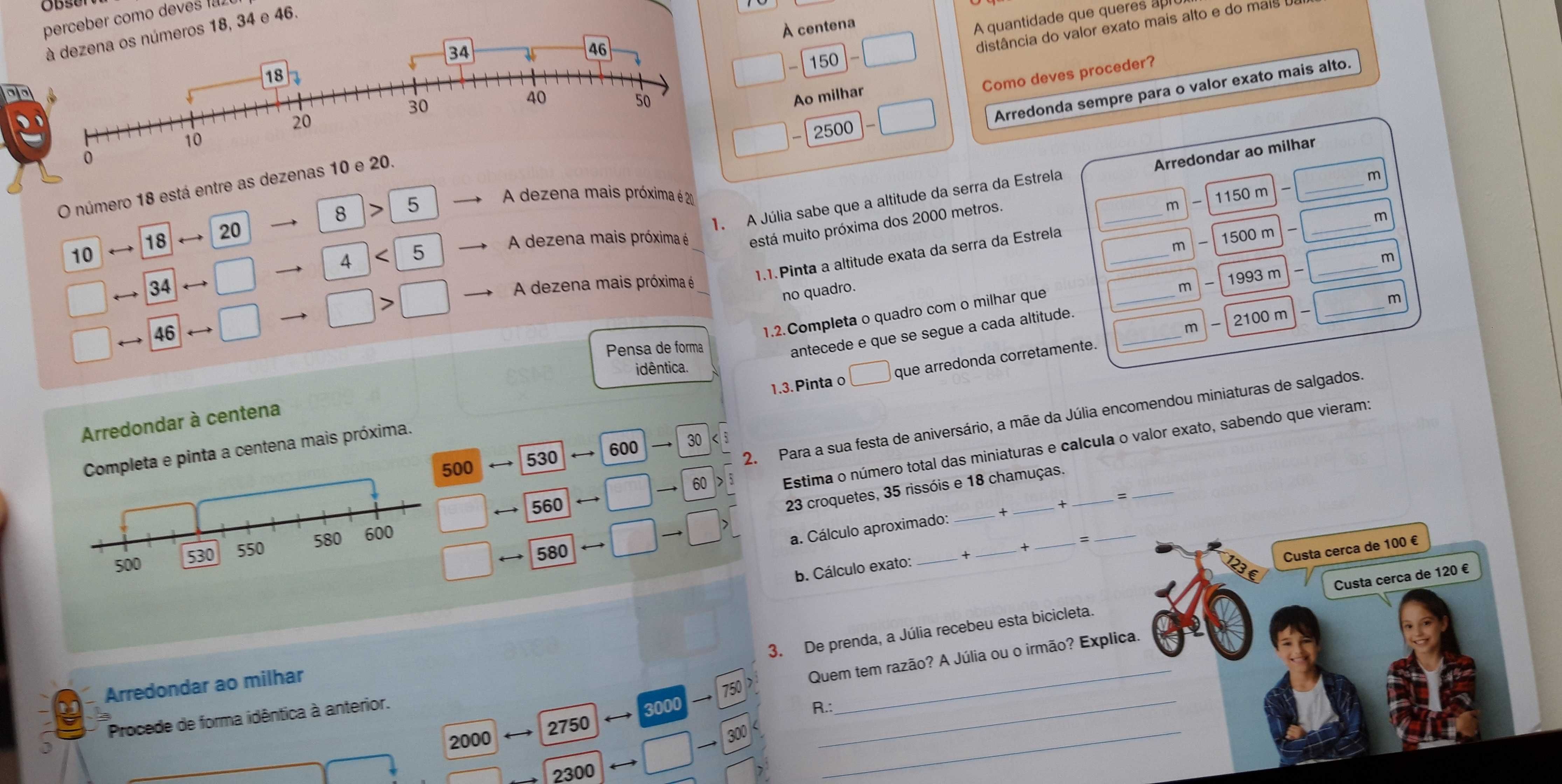 Manual escolar Matemática 3.º ano - NOVO.