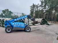 Usługi załadunku i rozładunku MANITOU, JCB, Merlo,