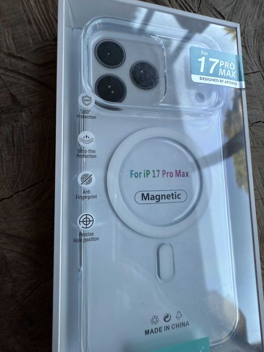 Capa / Case Premium Transparente com MagSafe para Iphone 17 Pro Max