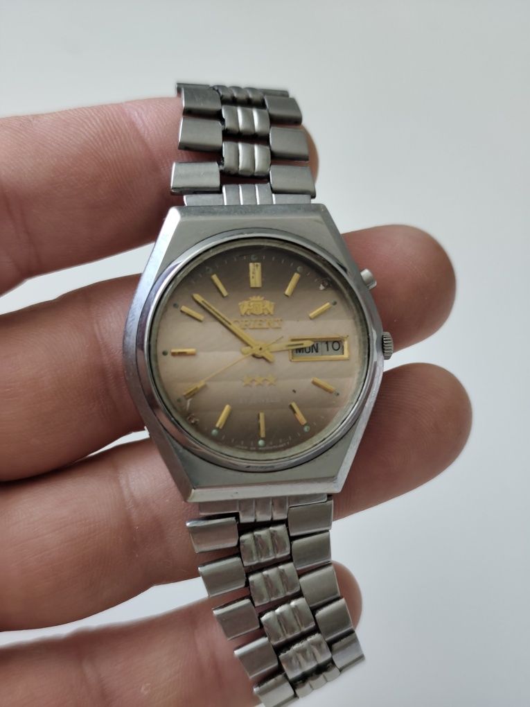 Zegarek męski Orient Crystal 3 gwiazdy 21 kamieni