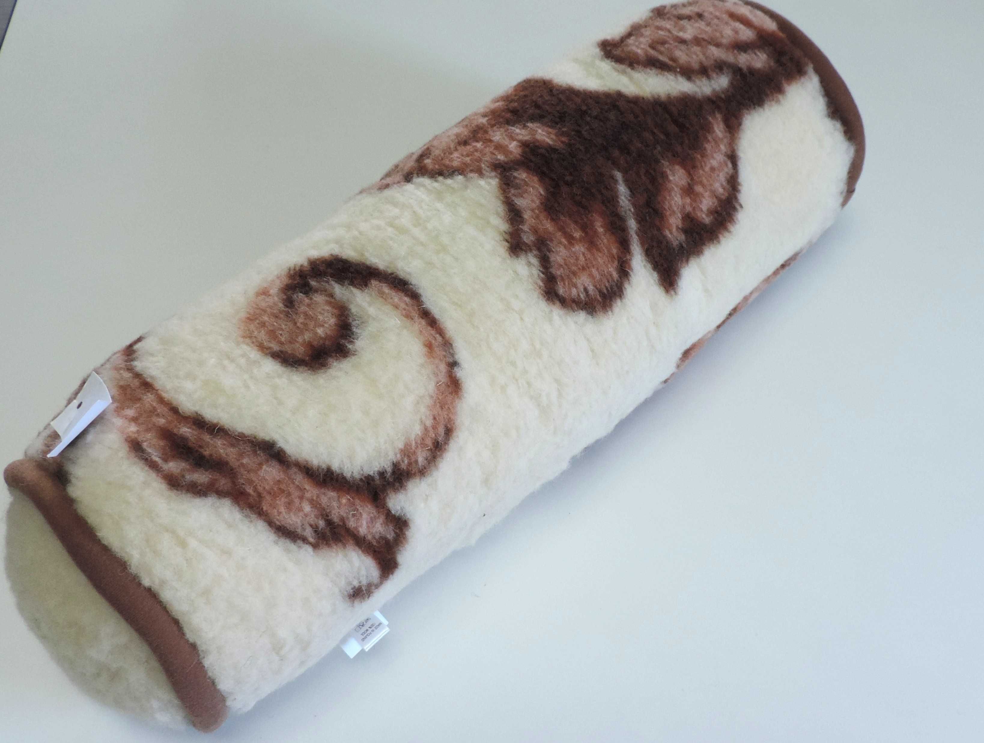 Poduszka WAŁEK 50cm  pod głowę ,plecy ,  100%dzianina wełniana