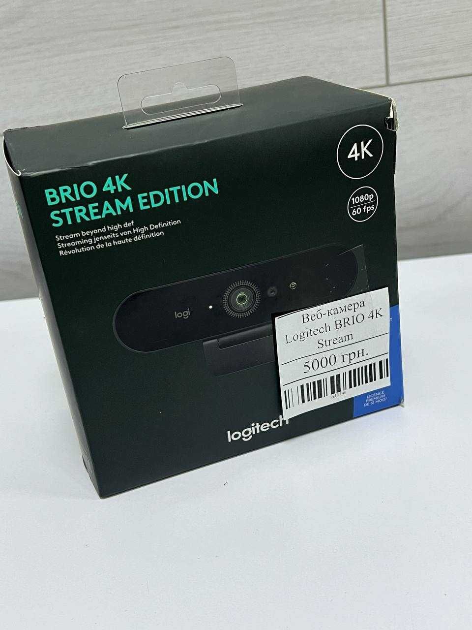Веб-камера Logitech Brio 4K Stream