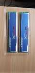 DDR3 8gb (2x4) kingston hyperx blu, 1600MHz.