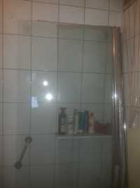 Szklane drzwi pod prysznic dwuczęściowe