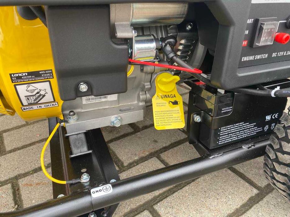 Agregat prądotwórczy 6,5kW 230V Loncin LC8000D-AS-1F Stabilizacja AVR