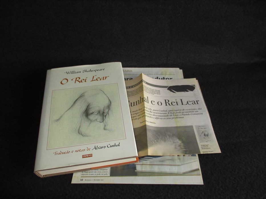Livro O Rei Lear William Shakespeare Álvaro Cunhal