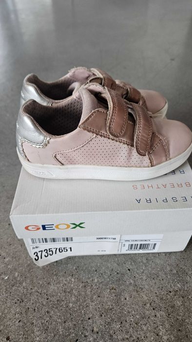 Geox Sneakers Dj Rock Różowe. Rozmiar 28. Na rzepy. 16,5 cm