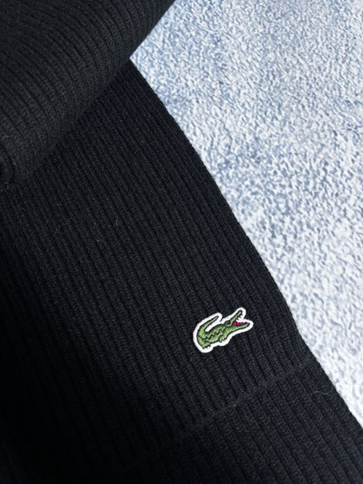 Оригінальний кашеміровий шарф Lacoste