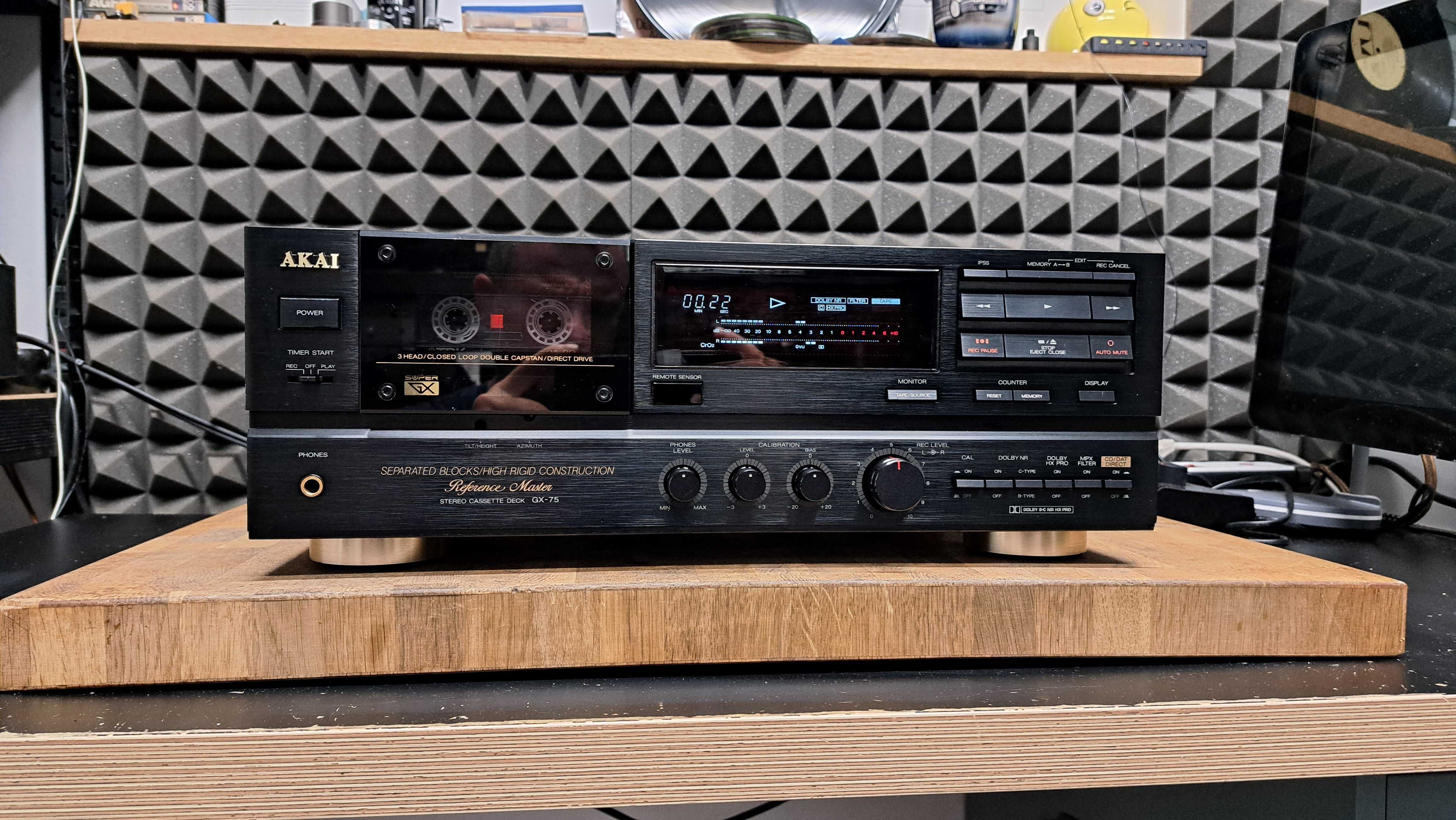 Deck Akai GX-75. 3HEAD po serwisie