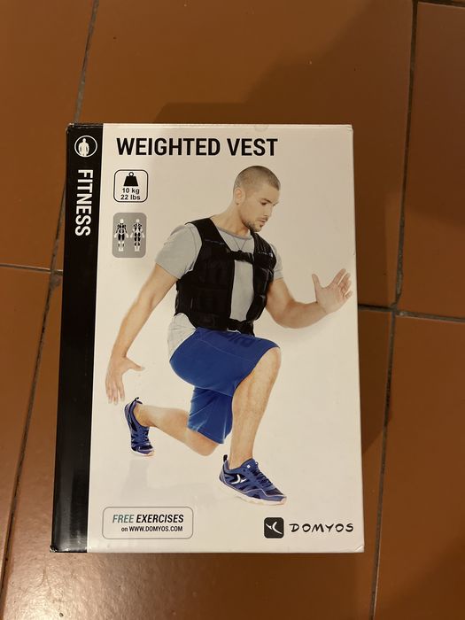 Colete peso extra para treino