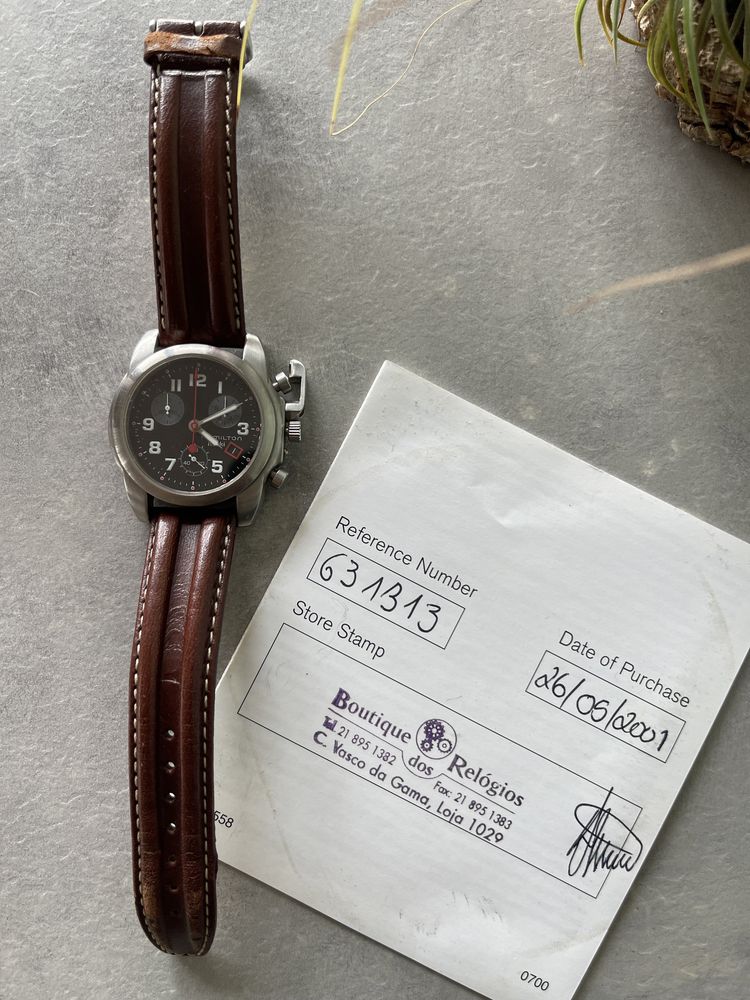 Relógio Hamilton Khaki. Como novo.