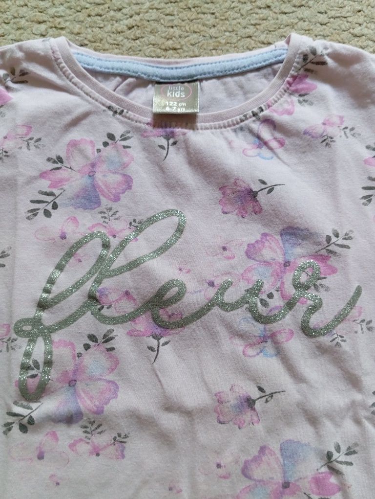 Zestaw dwóch bluzek na lato dla dziewczynki, t-shirty, Pepco, Next