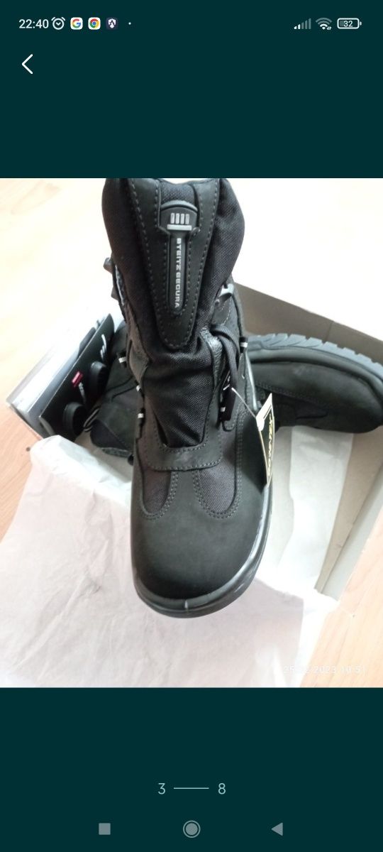 buty steitz secura vx 7988 GTX rozmiar 45 wkladka nowe 30 cm