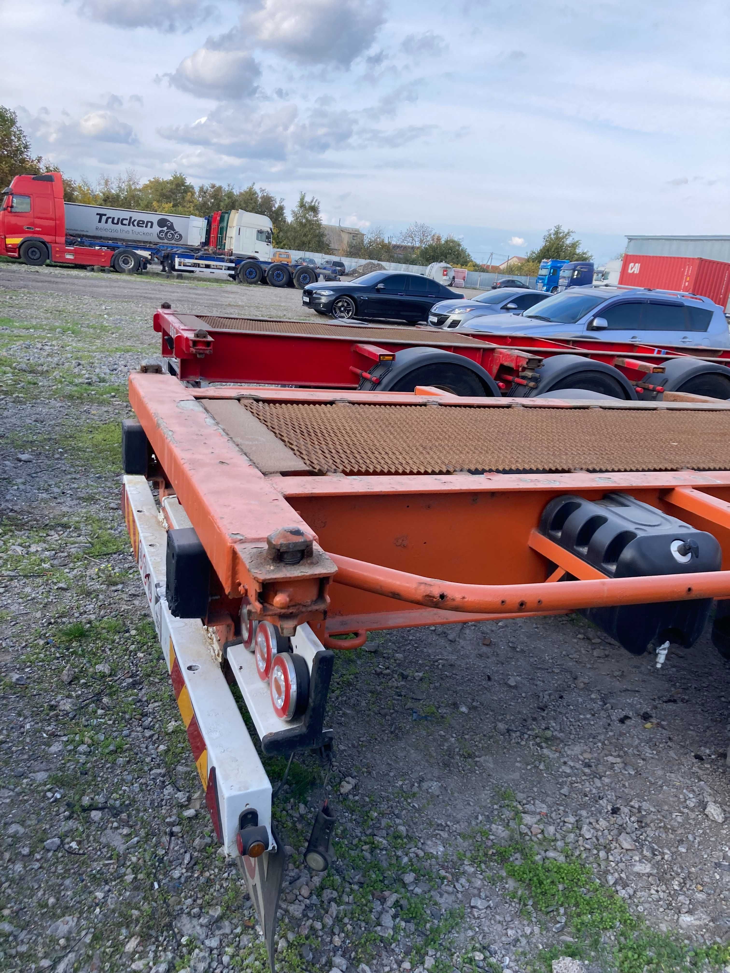 Напівпричіп контейнеровоз Krone SDC 27, 2000 р.