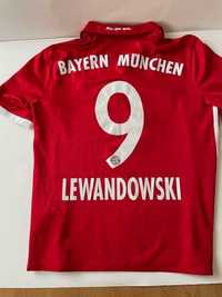 Koszulka piłkarska Bayern Monachium Adidas #9 Lewandowski L młodzież