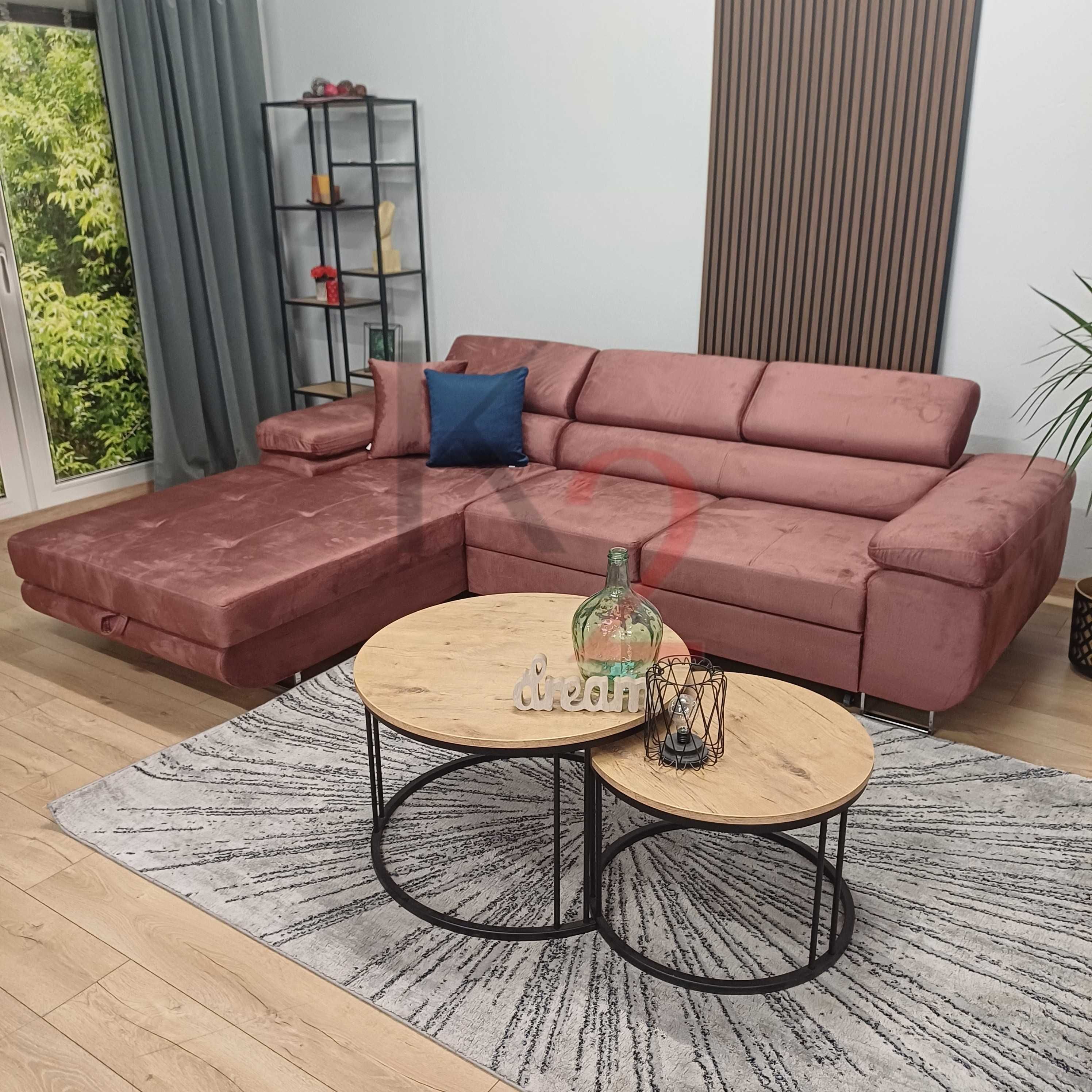 Narożnik ALEX MINI, rogówka, USB rozkładana kanapa sofa +GRATIS