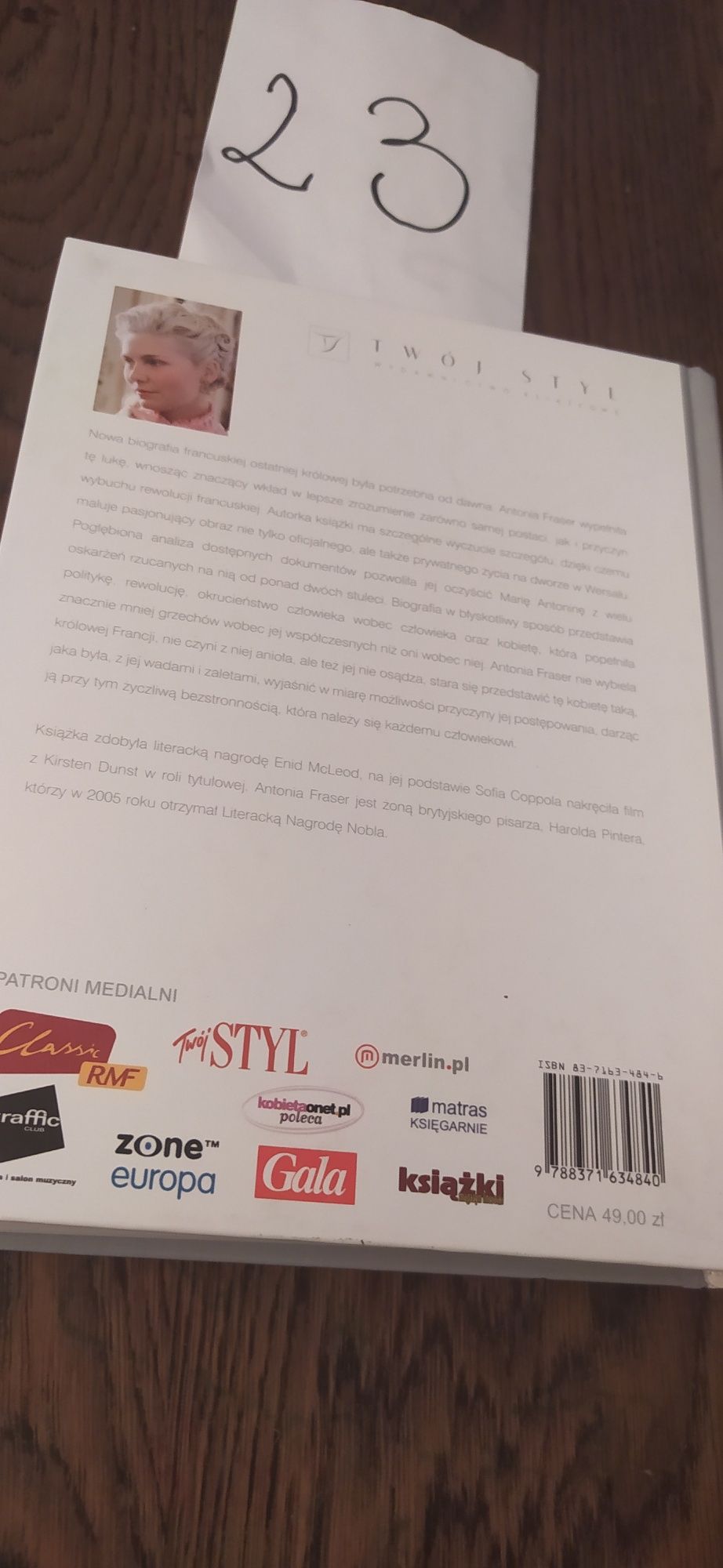Maria Antonina Podróż Przez Życie Antonia Fraser
