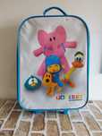 Mochila infantil  Pocoyo com rodinhas