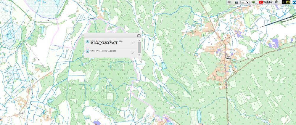 Sprzedam dwie działki rolne w Tanowie gmina Police