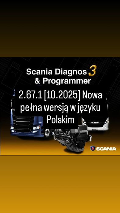 Nowa Scania SDP3 2.67.1 2025 pełna wersja w języku polskim