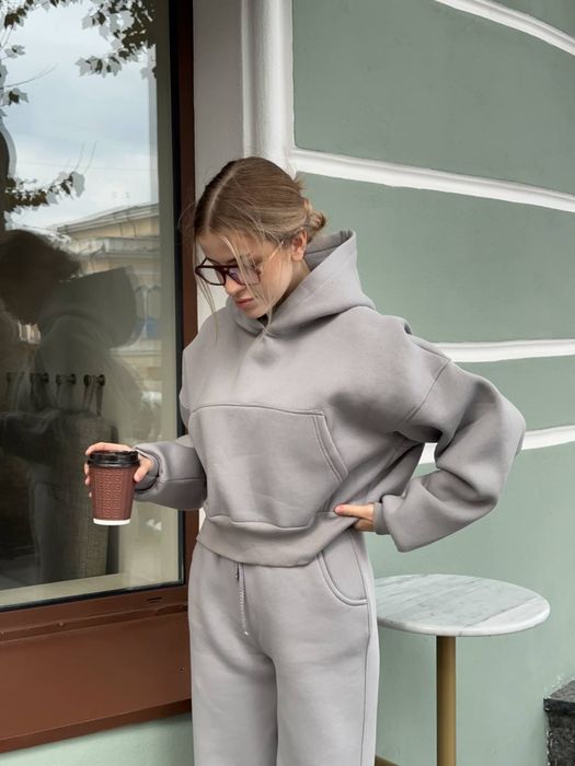 Дуже якісний жіночий костюм на флісі, Теплий спортивний костюм