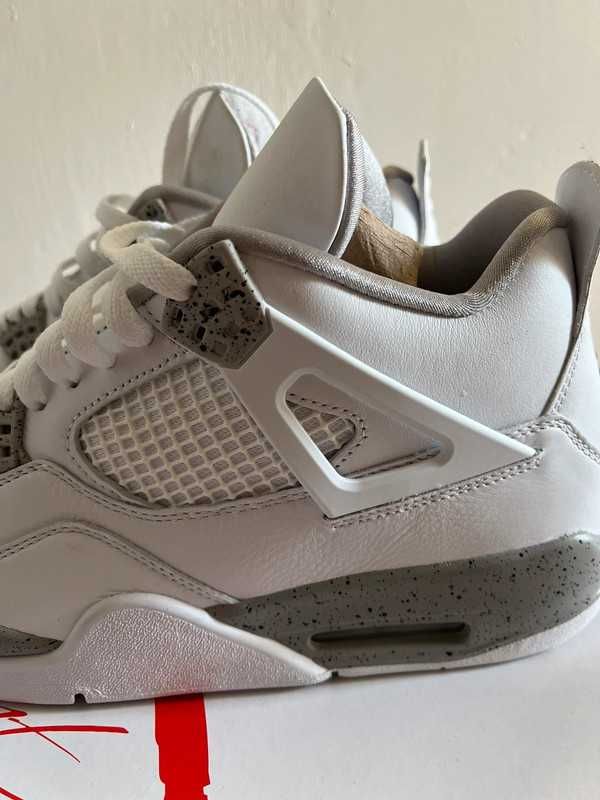 *NoweJordan4 Air4ButyWhiteUnisexTrampki*40