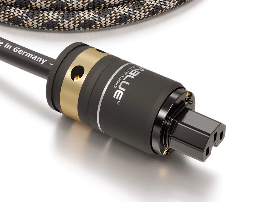 Viablue  X-25 Silver T6S Power EU -kabel zasilający 1m