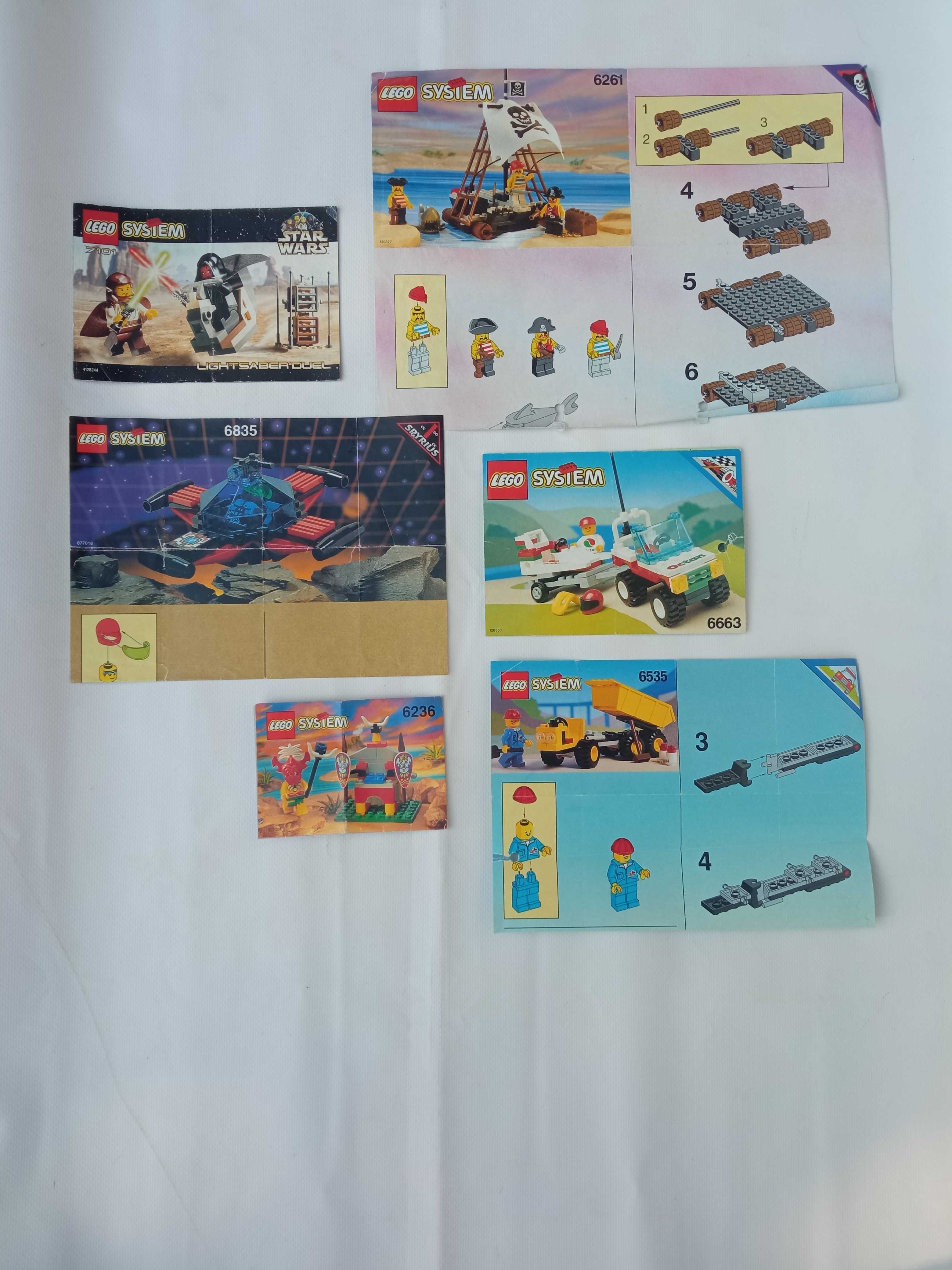 Lego Mix (tylko oryginalne) + instrukcje z lat 90-tych