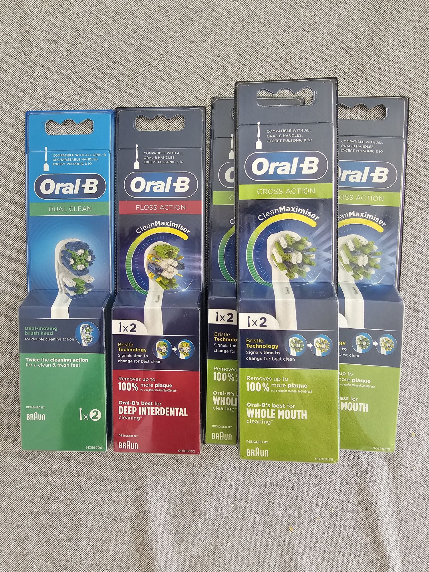 Recargas oral B novas