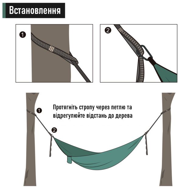 Чудовий подарунок - Гамак туристичний. Тримає 300 кг. Є різні кольори